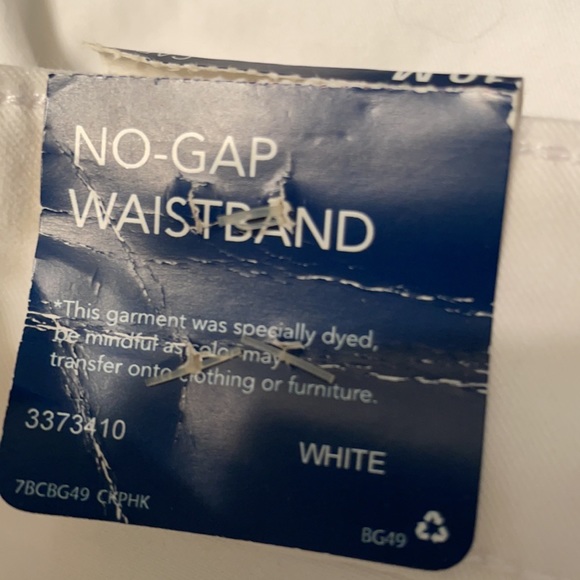 NWT Lee Capri Curvy Fit No Gap Waist Women’s White Jeans “Coastal Grandma” Sz 10 - Picture 6 of 8